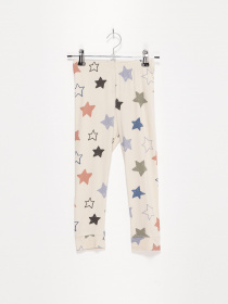 Штани H&M модель 0891750_с.бежевий комб. Фото
