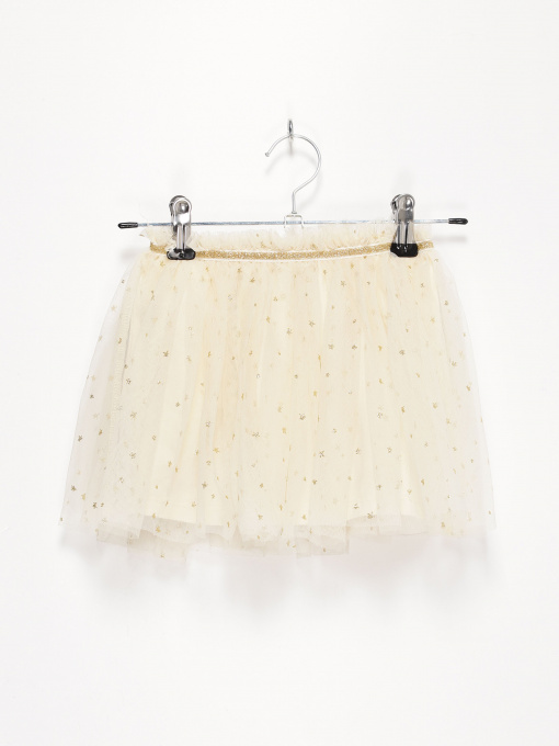 Юбки H&M модель 0895330_молочний Фото