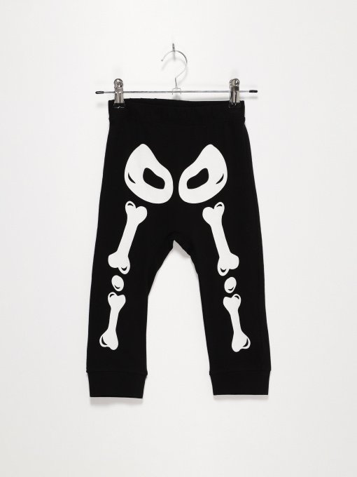 Брюки H&M модель 0897912_чорний з білим Фото