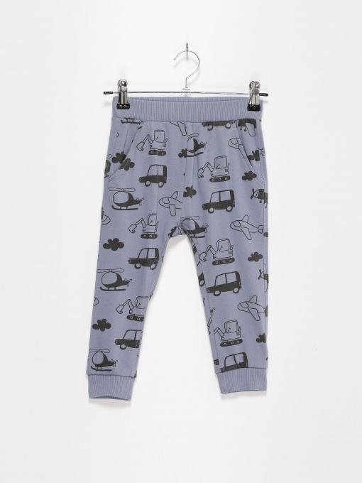 Брюки H&M модель 09260022_синій комб. Фото