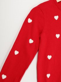 Свитры и кардиганы H&M модель 0926092_червоний з білим Фото
