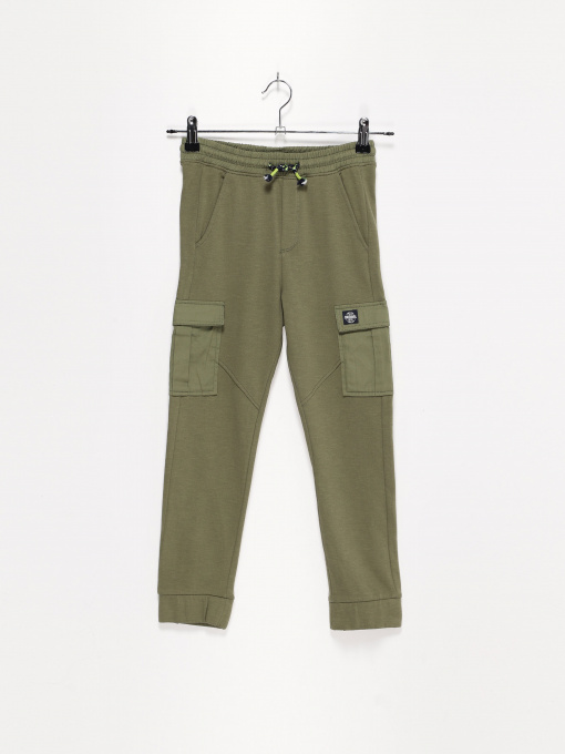 Брюки H&M модель 0934338_хакі Фото