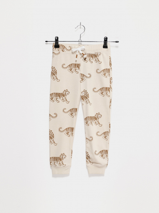 Брюки H&M модель 0936549_с.бежевий комб. Фото