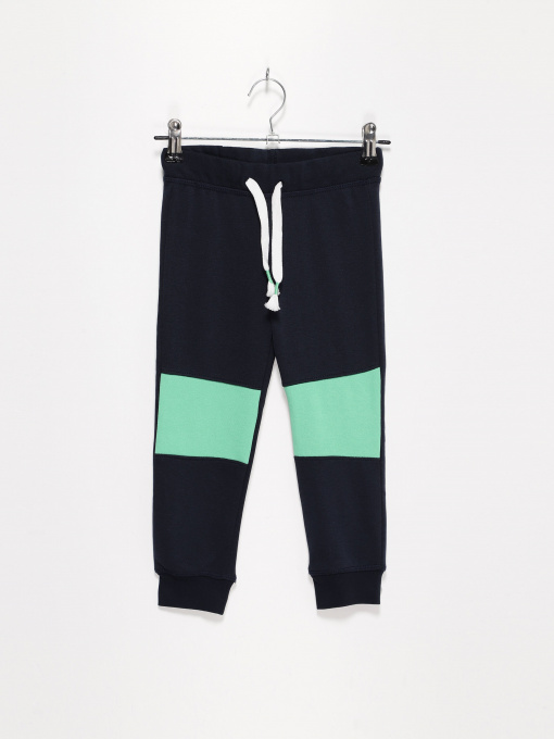 Брюки H&M модель 0936549_т.синій з зеленим Фото