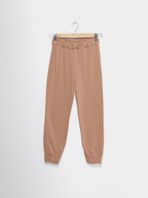 Штани H&M модель 0966261_бежевий Фото