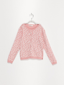 Светри та кардигани H&M модель 0977467_рожевий комб. Фото