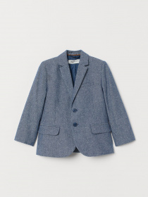 Пиджаки H&M модель 0755714_синій комб. Фото