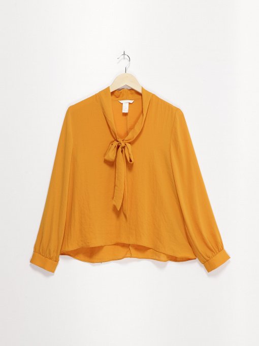 Рубашки H&M модель 0401479_гірчичний Фото