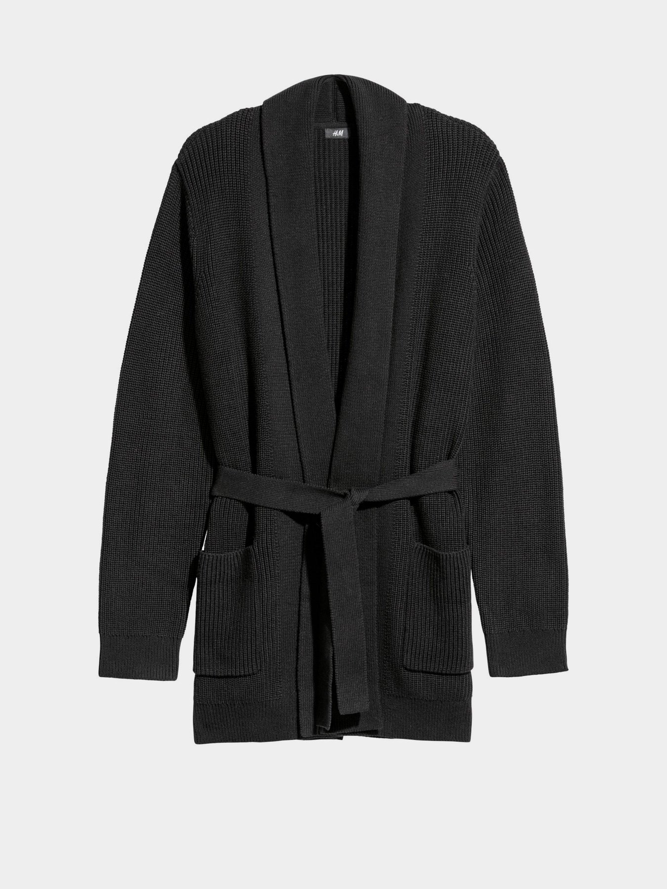 Свитры и кардиганы H&M модель 0603331_чорний Фото