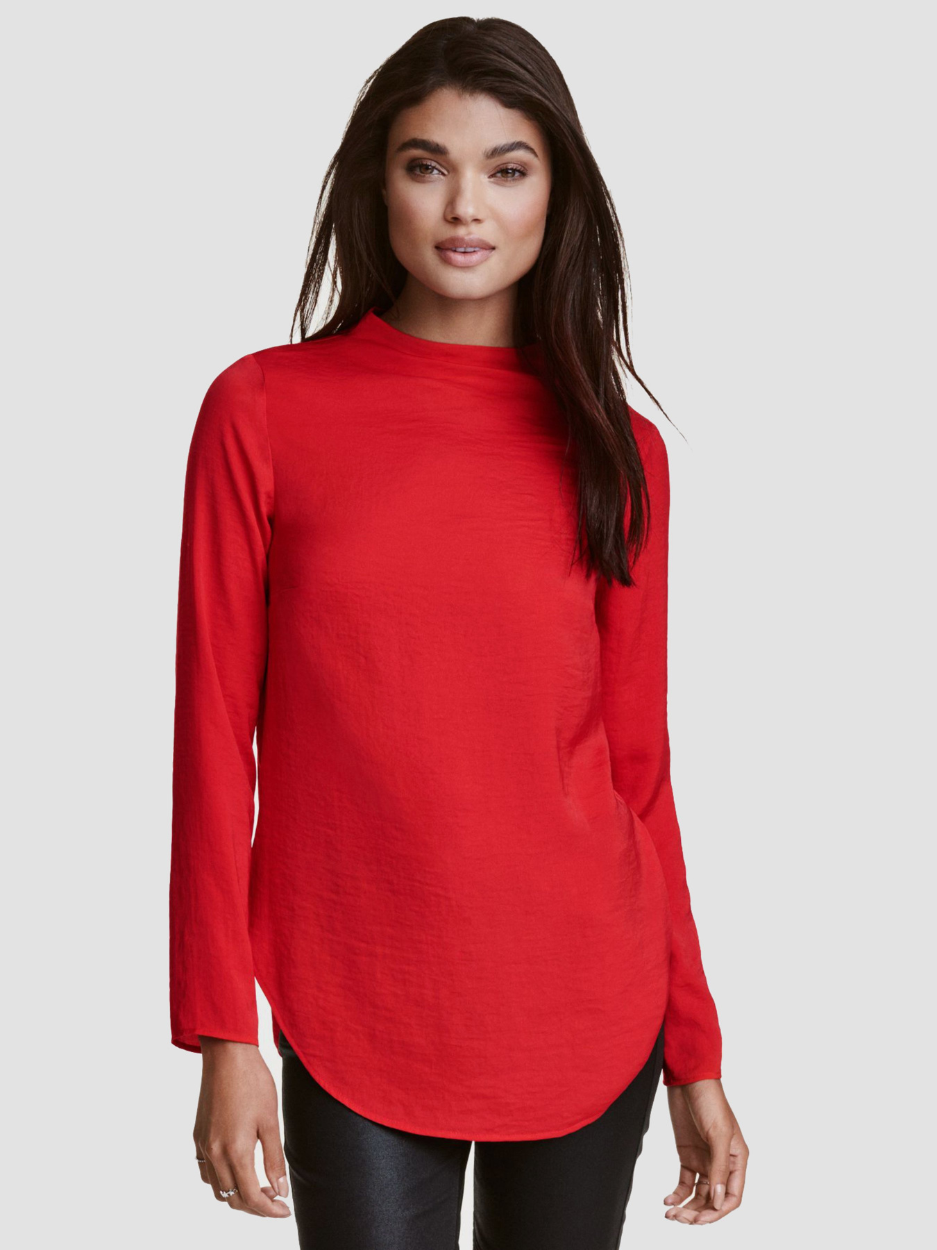 Рубашки H&M модель 0420075_червоний Фото