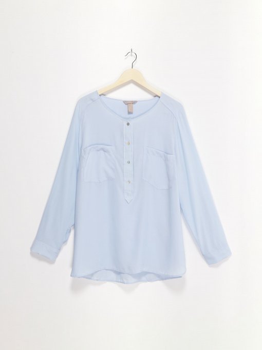 Рубашки H&M модель 0421044_с.синій Фото