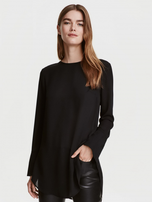 Рубашки H&M модель 0421249_чорний Фото
