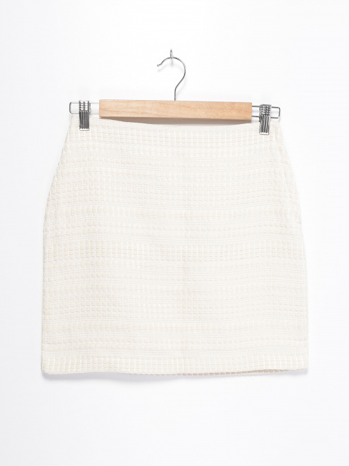 Юбки H&M модель 0426230_молочний Фото
