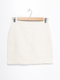 Юбки H&M модель 0426230_молочний Фото