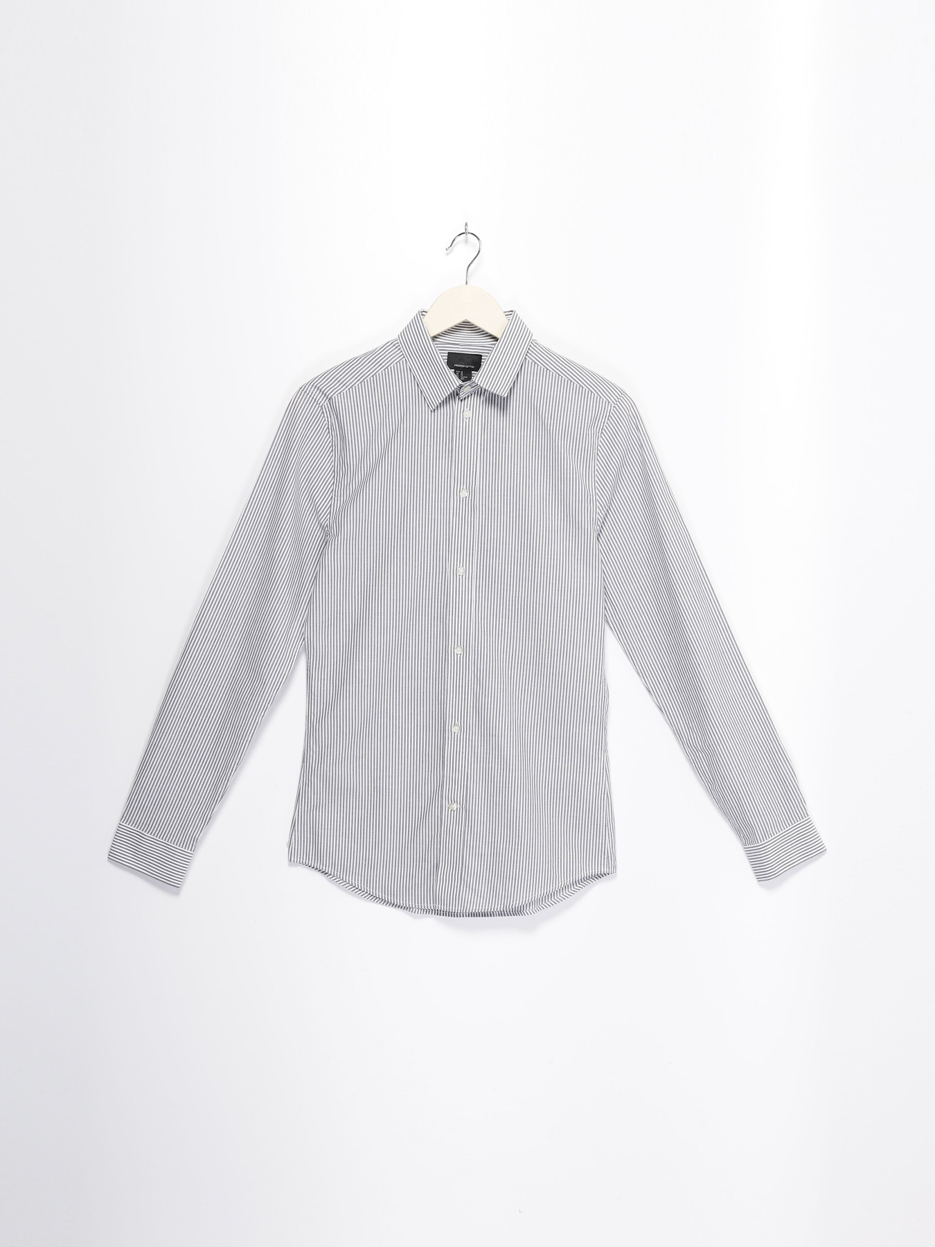 Сорочки H&M модель 0426434_синій з білим Фото