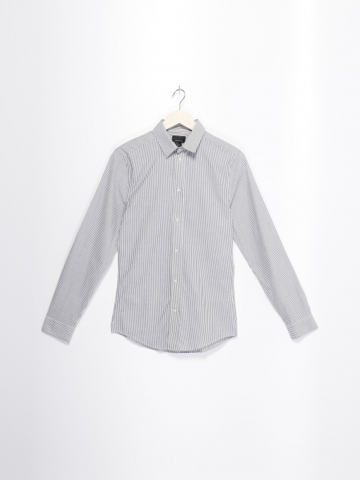 Сорочки H&M модель 0426434_синій з білим Фото