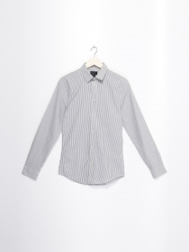 Сорочки H&M модель 0426434_синій з білим Фото