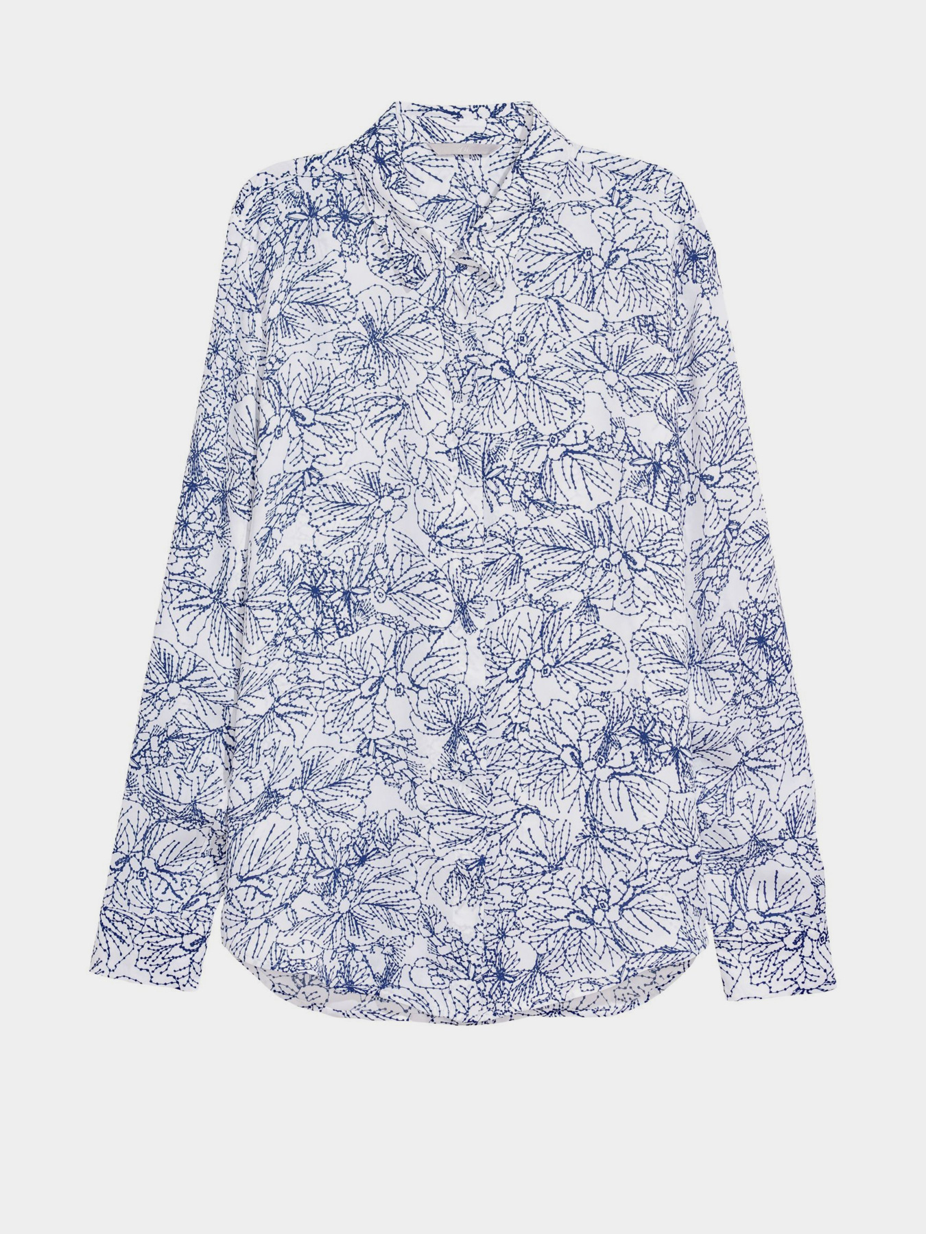 Рубашки H&M модель 0610730_білий з т.синім Фото