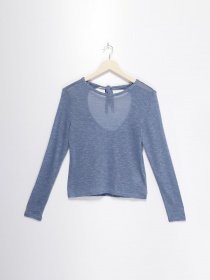 Свитры и кардиганы H&M модель 0448563_синій Фото
