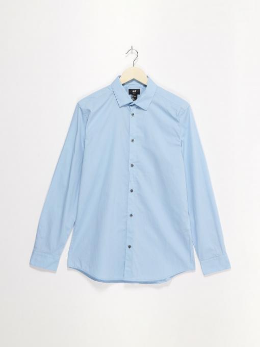 Сорочки H&M модель 0452244_блакитний Фото