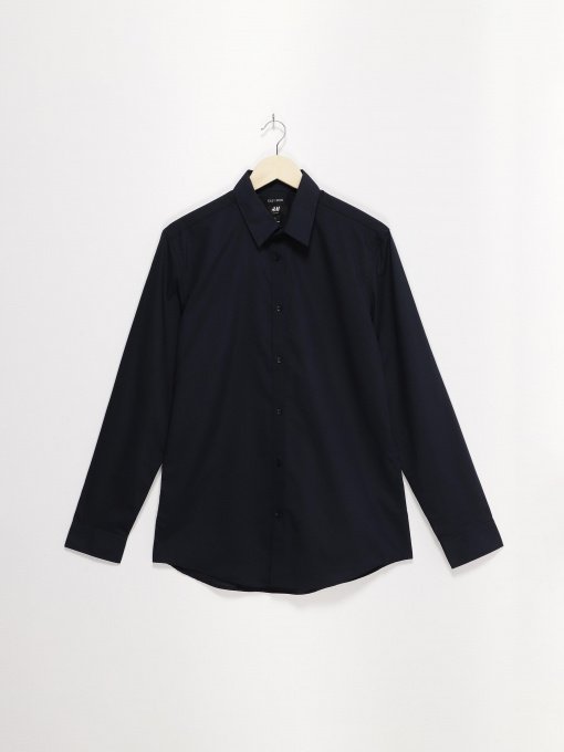Рубашки H&M модель 0453305_т.синій Фото