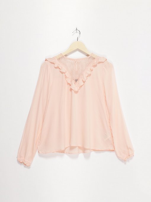 Рубашки H&M модель 0457446_персиковий Фото
