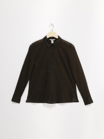 Рубашки H&M модель 0472944_хакі Фото