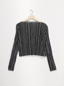 Сорочки H&M модель 0489847_чорний комб. Фото