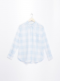 Рубашки H&M модель 0508691_с.блакитний комб. Фото