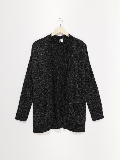 Свитры и кардиганы H&M модель 0519588_чорний комб. Фото