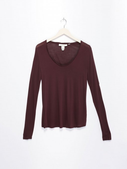 Худи и свитшоты H&M модель 0536970_бордовий Фото
