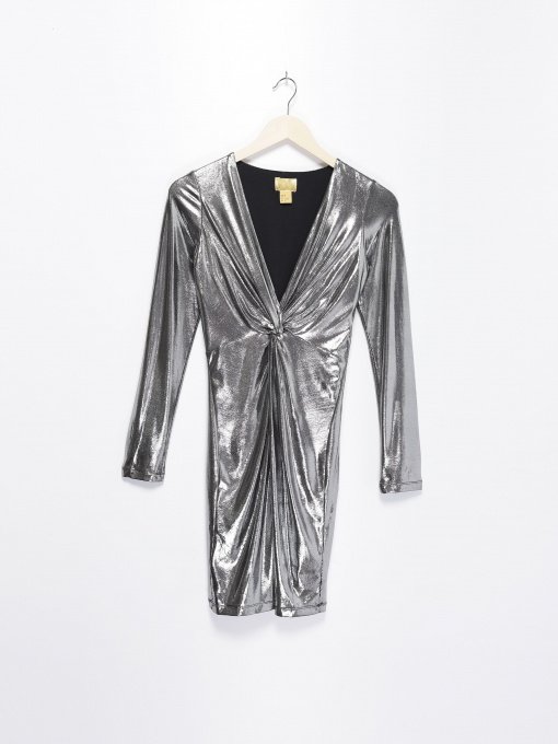 Платья H&M модель 0542435_срібний Фото