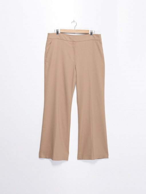 Брюки H&M модель 0543729_бежевий Фото