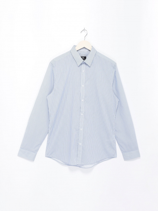 Рубашки H&M модель 0551989_синій комб. Фото