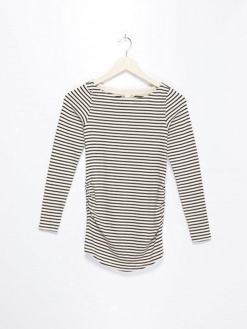 Худи и свитшоты H&M модель 0552857_молочний з чорним Фото