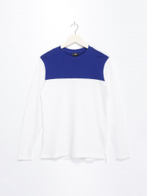 Худі та світшоти H&M модель 0558178_білий з синім Фото
