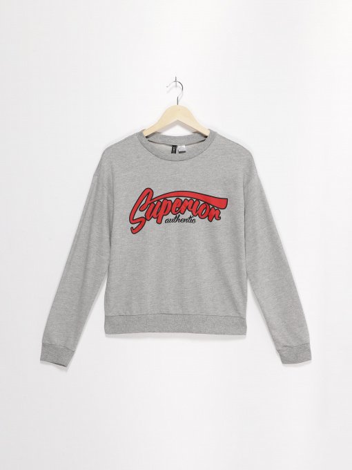 Худи и свитшоты H&M модель 0570474_сірий комб. Фото