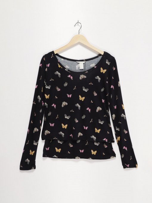 Худи и свитшоты H&M модель 0571052_т.синій комб. Фото