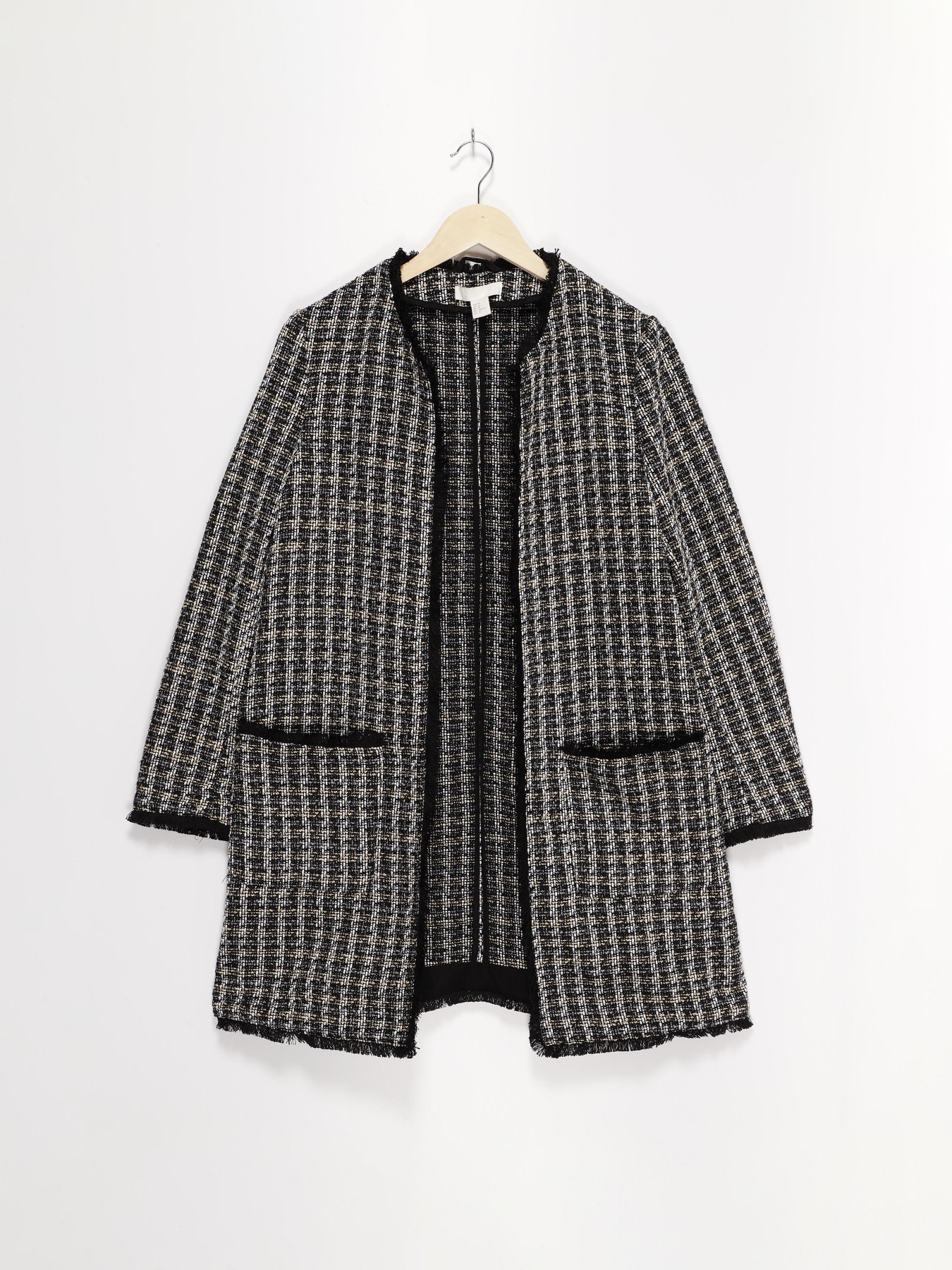 Свитры и кардиганы H&M модель 0576156_чорний комб. Фото