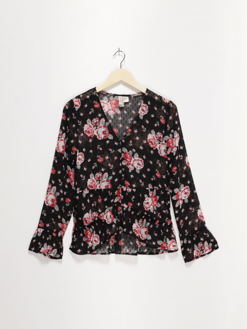Рубашки H&M модель 0579535_чорний комб. Фото