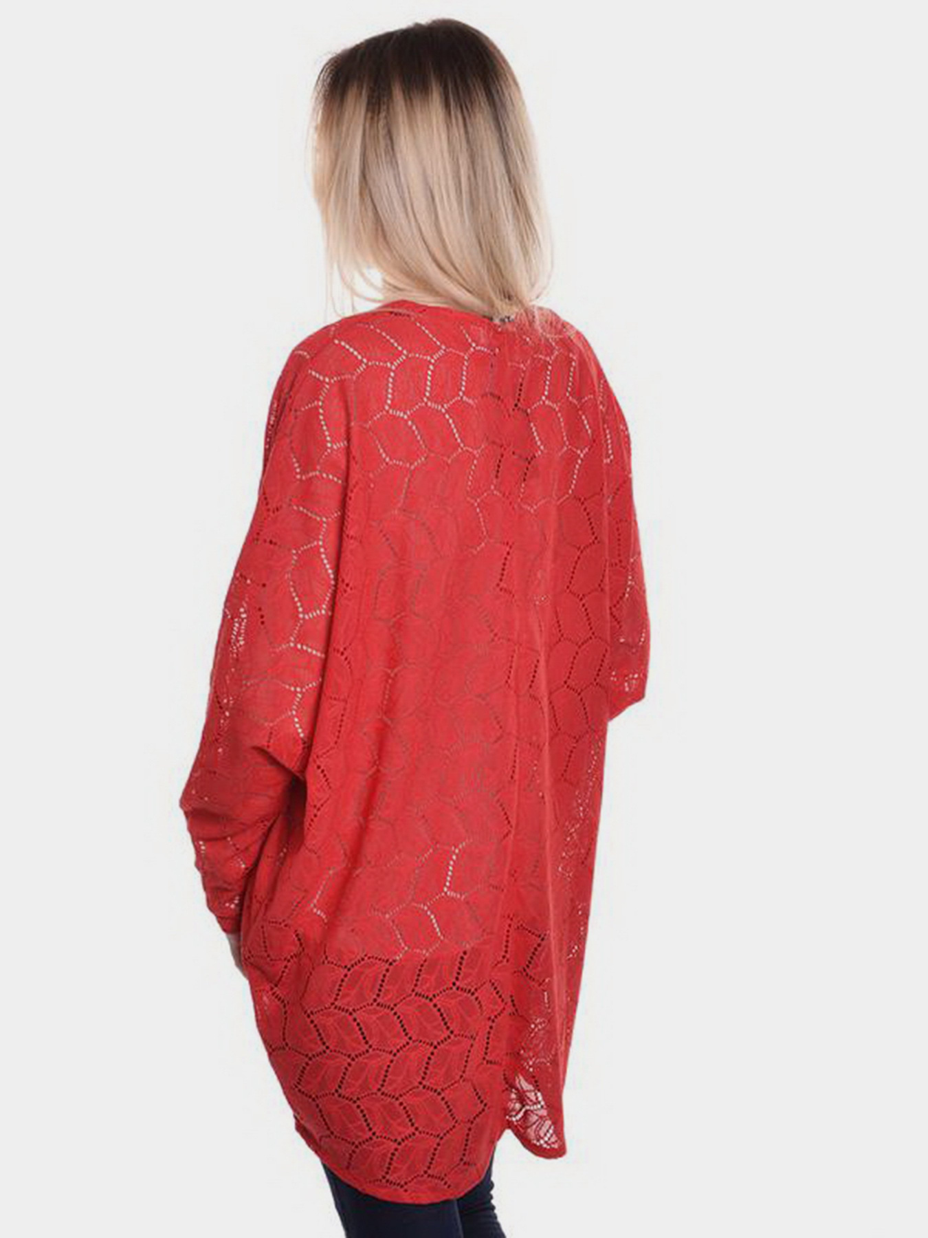 Свитры и кардиганы H&M модель 0584940_червоний Свитры и кардиганы H&M модель 0584940_червоний Фото