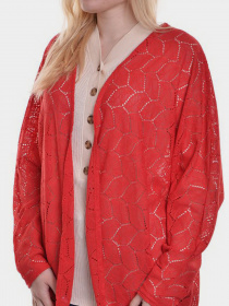 Свитры и кардиганы H&M модель 0584940_червоний Фото