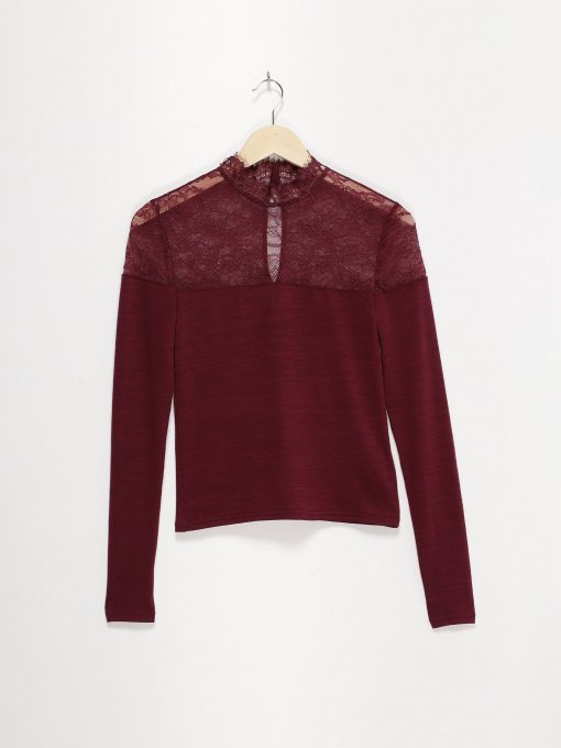 Худи и свитшоты H&M модель 0595080_т.бордовий Фото