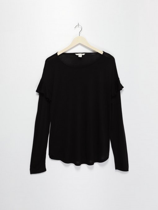 Худи и свитшоты H&M модель 0597059_чорний Фото