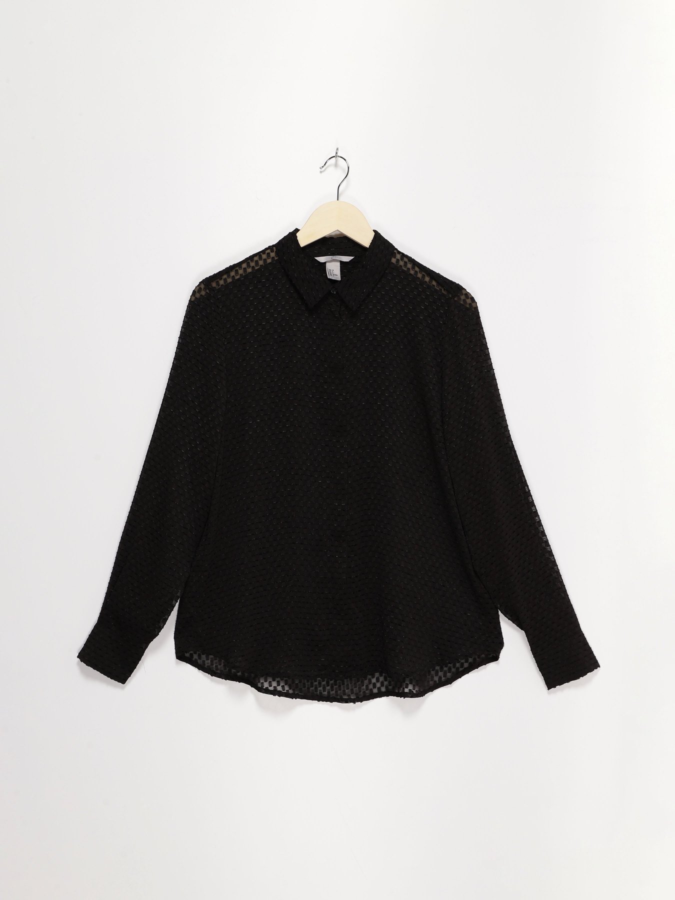 Рубашки H&M модель 0610730_чорний Рубашки H&M модель 0610730_чорний Фото