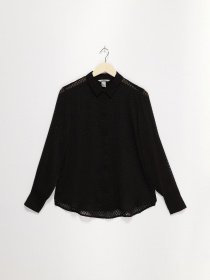 Рубашки H&M модель 0610730_чорний Фото