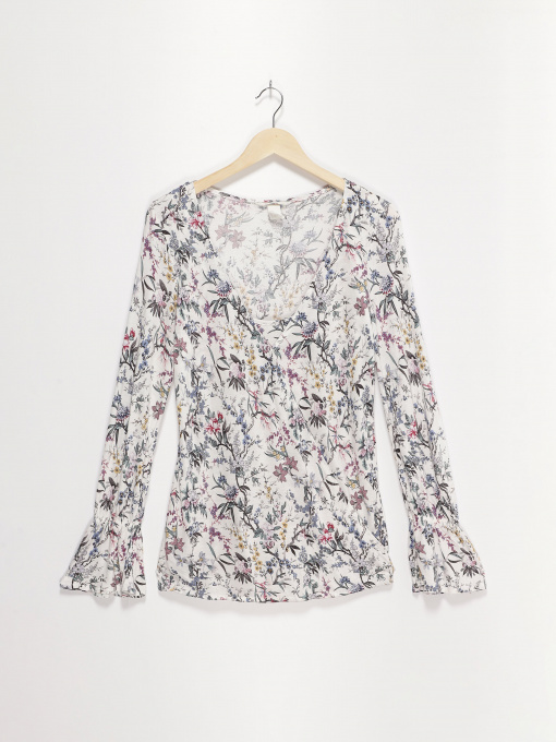 Рубашки H&M модель 0622464_білий комб. Фото