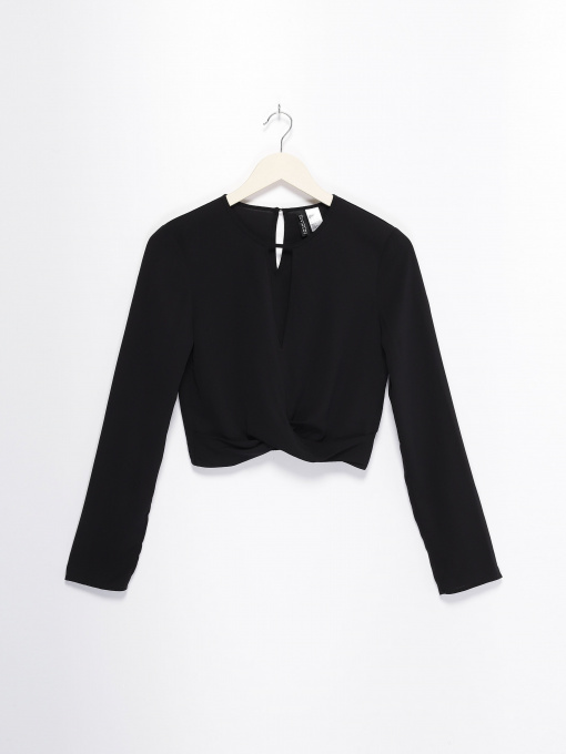 Рубашки H&M модель 0630696_чорний Фото