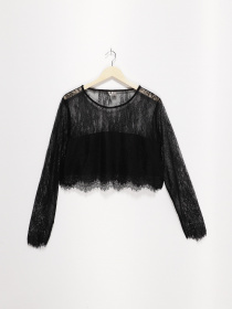 Рубашки H&M модель 0633984_чорний Фото
