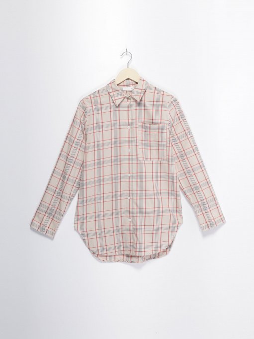 Рубашки H&M модель 0637422_с.бежевий комб. Фото